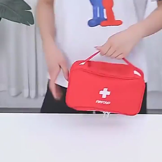Empty Large First Aid Kit Medicines Outdoor Campin